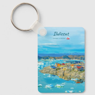 Ilulissat, Grönland - Iceberg Town Classic Schlüsselanhänger