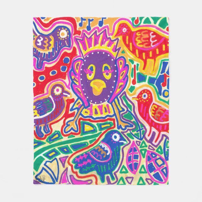  Ilustración de Mola1 Fleecedecke (Vorderseite)