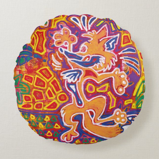 Ilustración de Mola2 Rundes Kissen (Vorderseite)