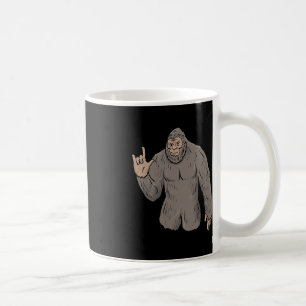 ILY BIG Foot ASL Hand Gesture Deaf Hörverlust Aw Kaffeetasse