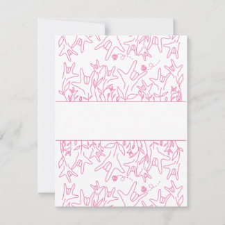 ILY Bloom - Individuelle Name ASL Design RSVP Karte