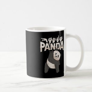 ILY Panda ASL Handgesture Deaf Hörschreckenwarenwa Kaffeetasse