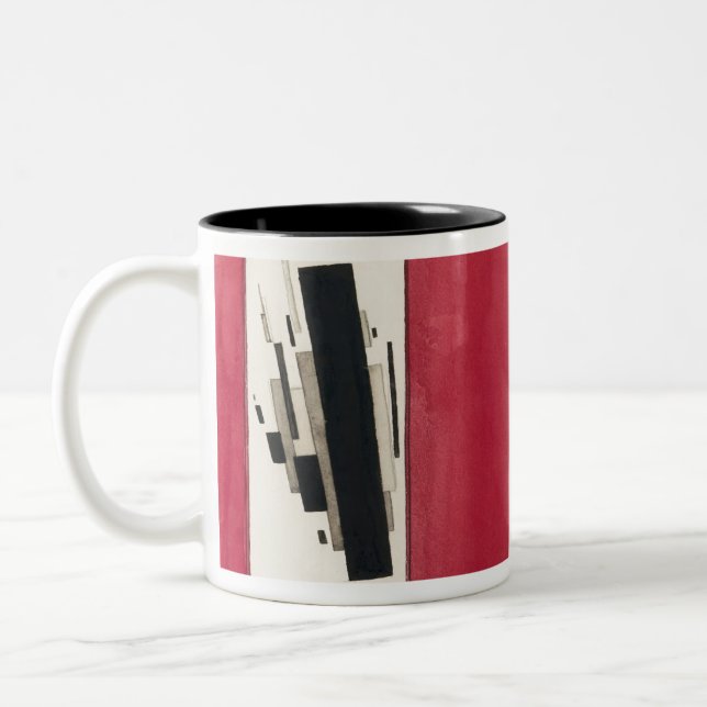Ilya Chashnik Suprematist Komposition Zweifarbige Tasse (Links)