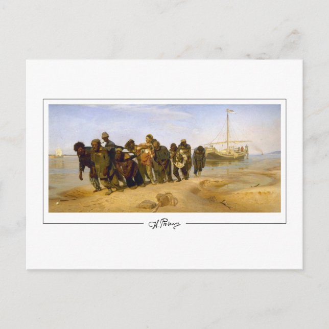 Ilya Repin #10 - Fine Art Postcard Postkarte (Vorderseite)