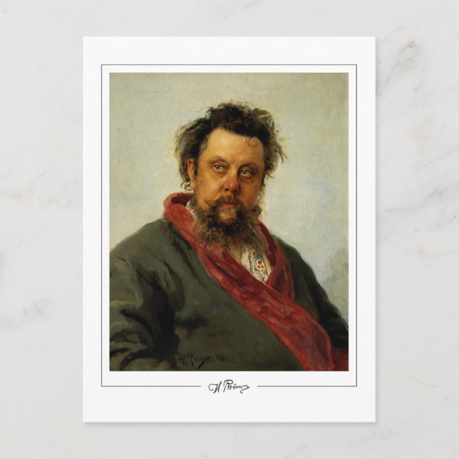 Ilya Repin #24 - Fine Art Postcard Postkarte (Vorderseite)