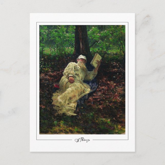 Ilya Repin #5 - Fine Art Postcard Postkarte (Vorderseite)