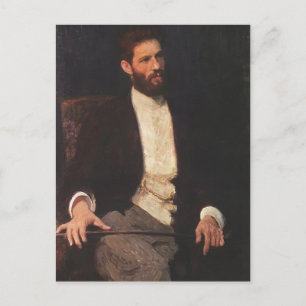 Ilya Repin - Portrait des Bildhauers Mark Anprotok Postkarte