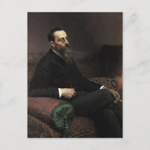 Ilya Repin - Portrait des Komponisten Nikolay - Ko Postkarte