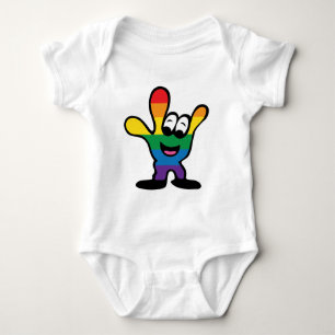 ILYrainbowFinal Baby Strampler