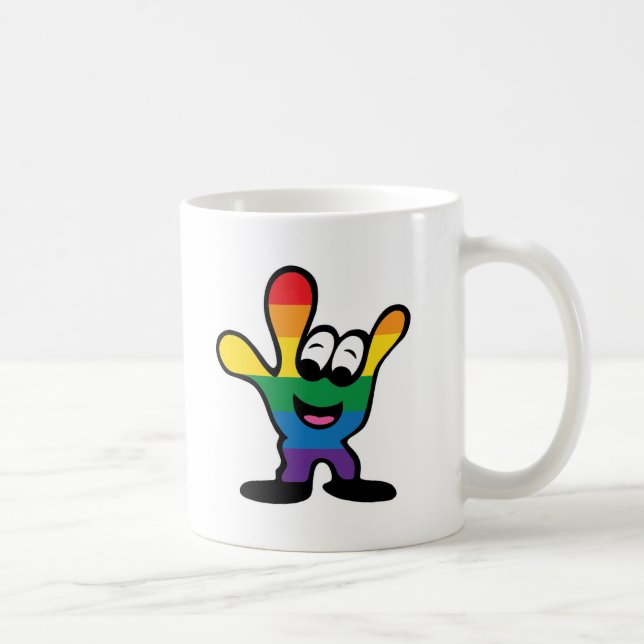ILYrainbowFinal Kaffeetasse (Rechts)