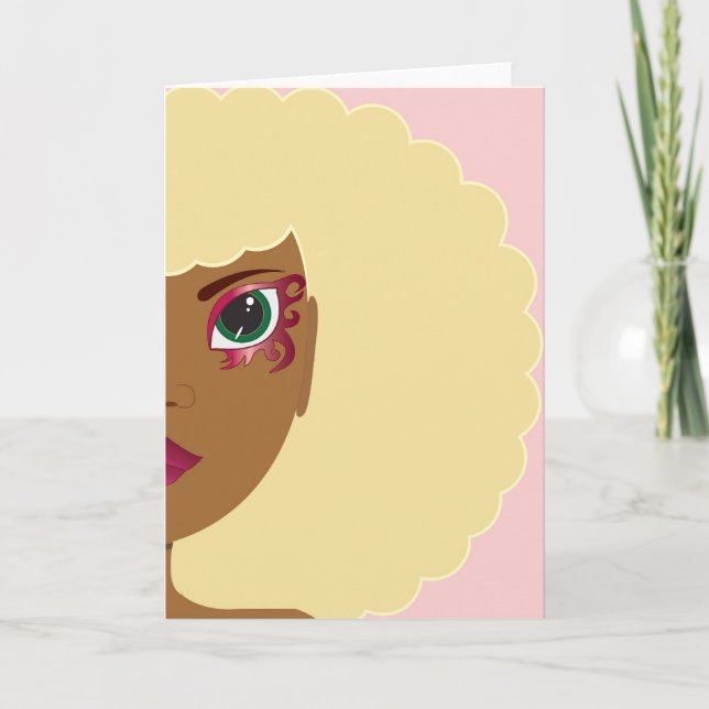 I'Lythia (rosa) Note Card Karte (Vorderseite)