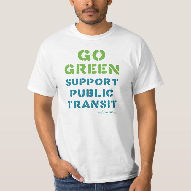 Im4Transit.org -- "Gehen GRÜN" Shirt (Vorderseite)