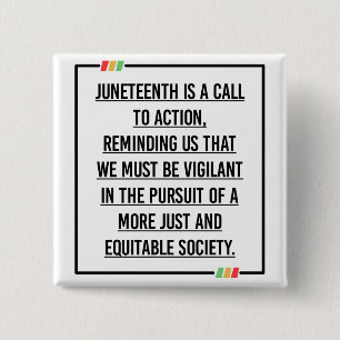 Im 19. Jahrhundert: Freiheit Afrikanischer Amerika Button