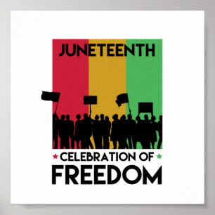 Im 19. Jahrhundert: Freiheit Afrikanischer Amerika Poster