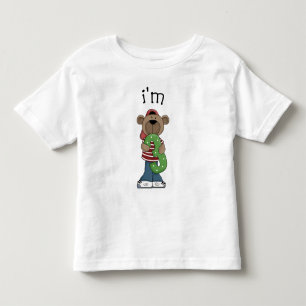 Im 3 Geburtstags-Bär Kleinkind T-shirt