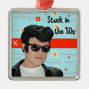 Im 50er stecken ornament aus metall