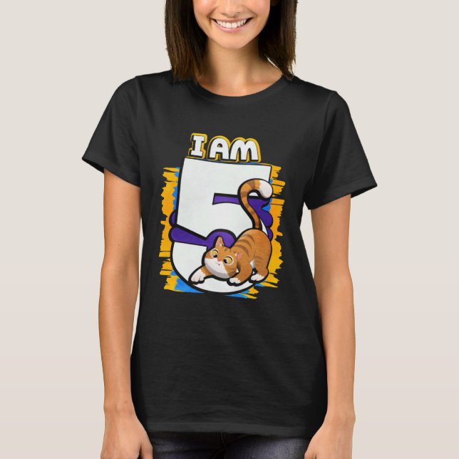 Im 5 Katze T-Shirt (Vorderseite)