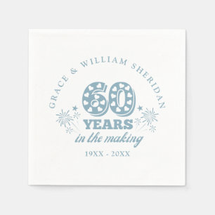 Im 60. Hochzeitstag Serviette