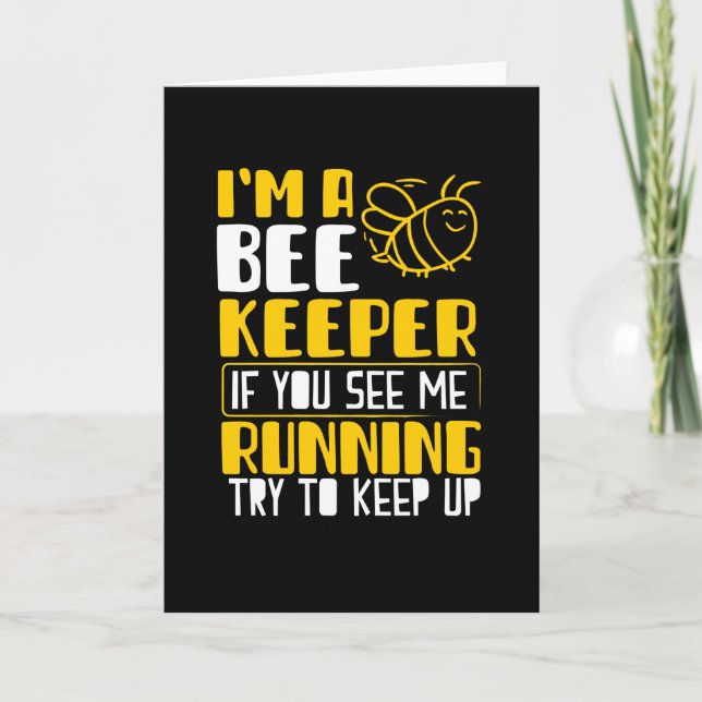 Im a Beekeeper Karte (Vorderseite)