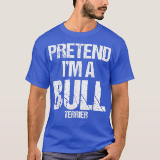Im A Bull Terrier Funny Halloween Dog Anzug 544 T-Shirt
