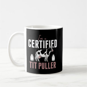Im a Certified tile pulle Funny Bauer Kaffeetasse