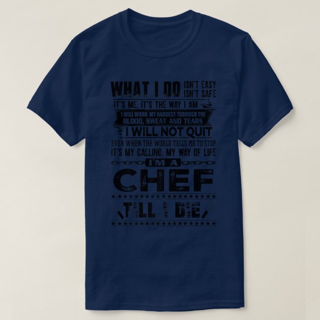 Im A Chef Cooking GRILLEN Kitchen Funny T-Shirt (Design vorne)