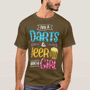 Im A Darts Beer Kinda Girl - Funny Dart Player T-Shirt