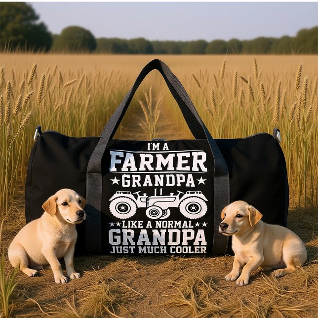 I'M A FARMER GRANDPA LIKE A NORMAL GRANDPA  DUFFLE BAG (Von Creator hochgeladen)
