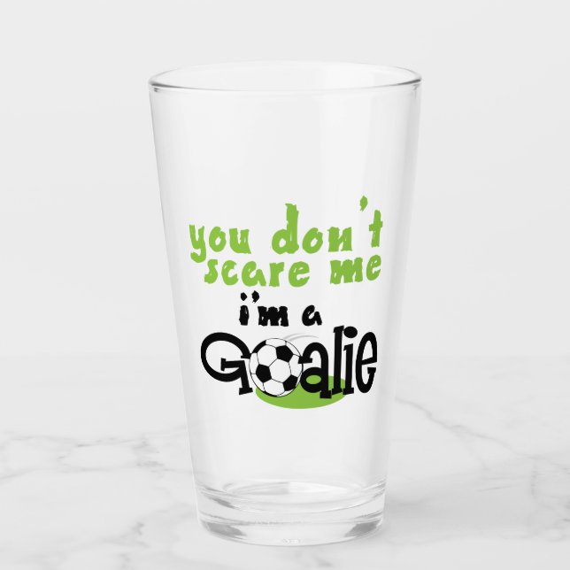 Im A Goalie Glas (Vorderseite)