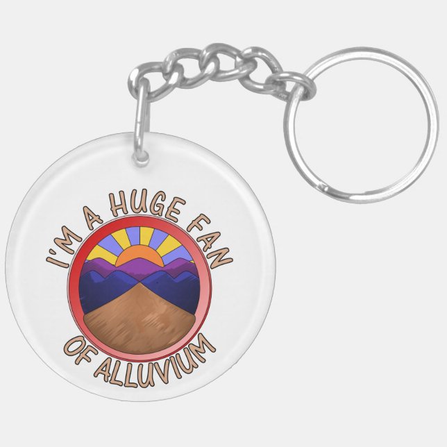 I'm a Huge Fan of Auen Geology Pun Schlüsselanhänger (Rückseite komplett)