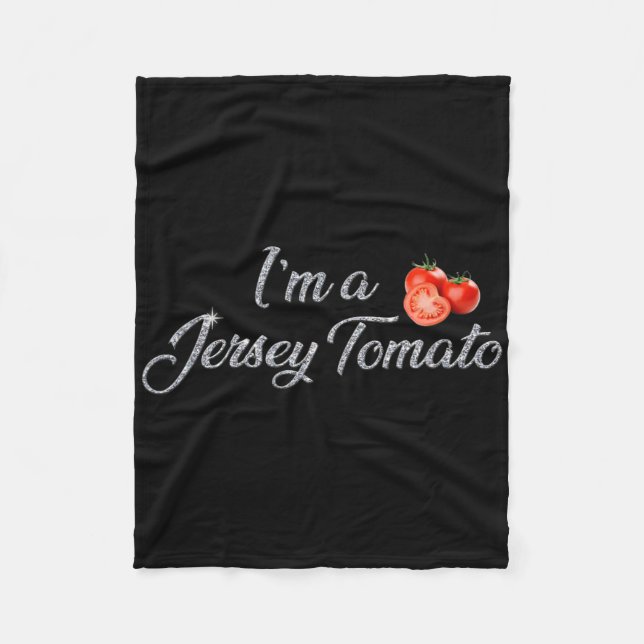 I'm A Jersey Tomato, New Jersey, Garden State, Jer Fleecedecke (Vorderseite)