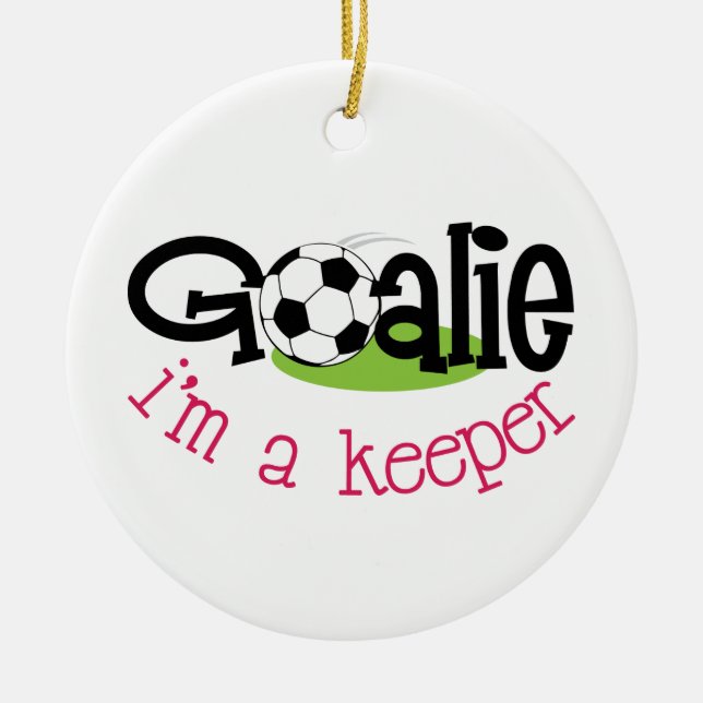 Im A Keeper Keramik Ornament (Vorne)