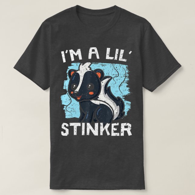 Im A Lil Stinker Wildlife Animal Skunk Whisperer T-Shirt (Design vorne)