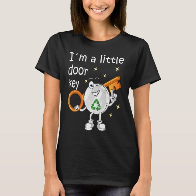 I'm A Little Door Key Recycle Ocean Family Matchin T-Shirt (Vorderseite)