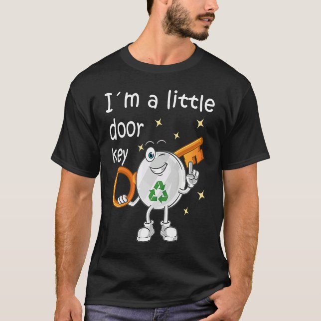 I'm A Little Door Key Recycle Ocean Family Matchin T-Shirt (Vorderseite)