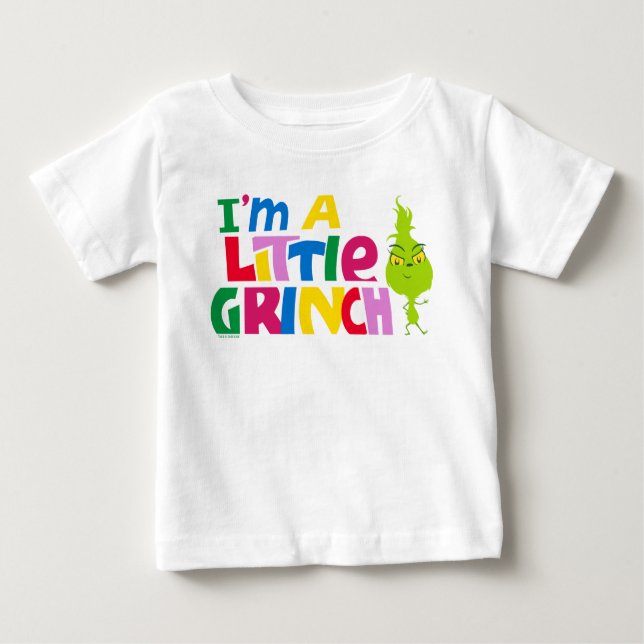 I'm a Little Grinch Colorful Graphic Baby T-shirt (Vorderseite)