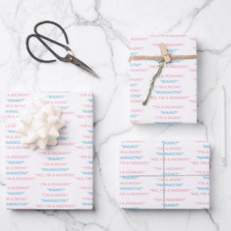 "I'm a Mommy" Wrapping Paper – Love Island Geschenkpapier Set