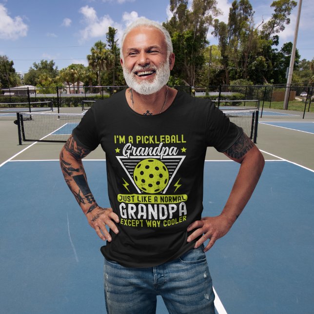 I'm a Pickleball Grandpa Funny Pickleball T-Shirt (Von Creator hochgeladen)