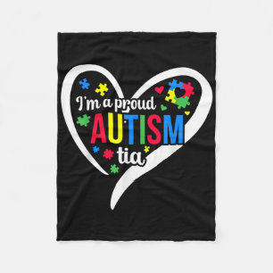 Im A Proud Autism Tia Autismus Awareness Autism Wa Fleecedecke