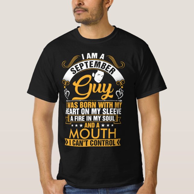 Im A September Guy Tshirt (Vorderseite)