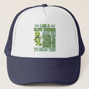 I'm A Slow Runner Turtle Half Marathon Running Lov Truckerkappe