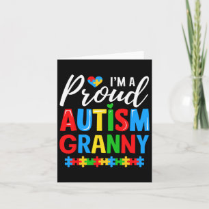 Im A Stolz Autismus Granny Awareness Puzzle Piece Karte