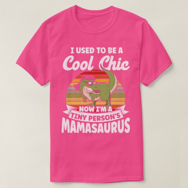 Im A Tiny Persons Mamasaurus T Rex Familie Matchin T-Shirt (Design vorne)