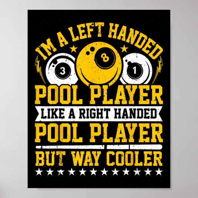 Im A Verlassen-hand Pool Player - Snooker Player B Poster (Vorne)