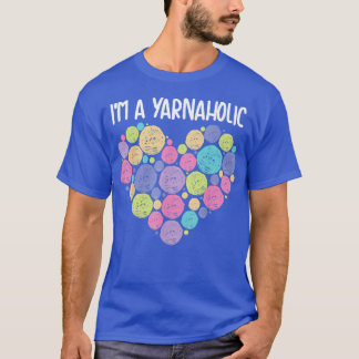 Im A Yarnaaty Niedliche Fabric Crocheting Funny Se T-Shirt