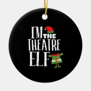 Im Actres Elf Matching Schauspiel Crew Spaß Weihn Keramik Ornament