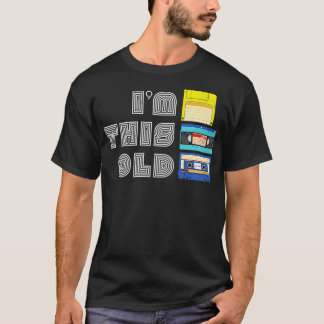 Im alten, lustigen VHS Floppy Disc Cassette Tape O T-Shirt