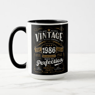 Im Alter Perfektion Vintage 1986 Geburtstag 40. Tasse