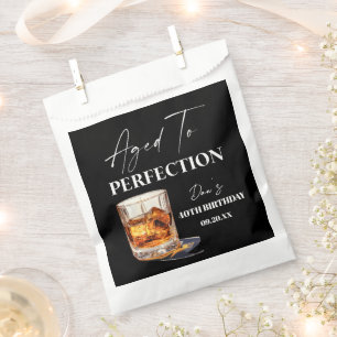 Im Alter Perfektion Whisky Glas Geburtstagsfeier Geschenktütchen