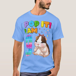 Im Alter von 9 Jahren 9. Geburtstag Guinea Pig Gir T-Shirt